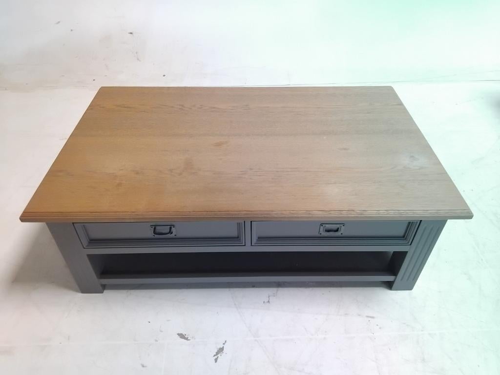 Salontafel met lades - Stijlvol en praktisch, Huis en Inrichting, Tafels | Salontafels, Overige houtsoorten, Gebruikt, 50 tot 100 cm