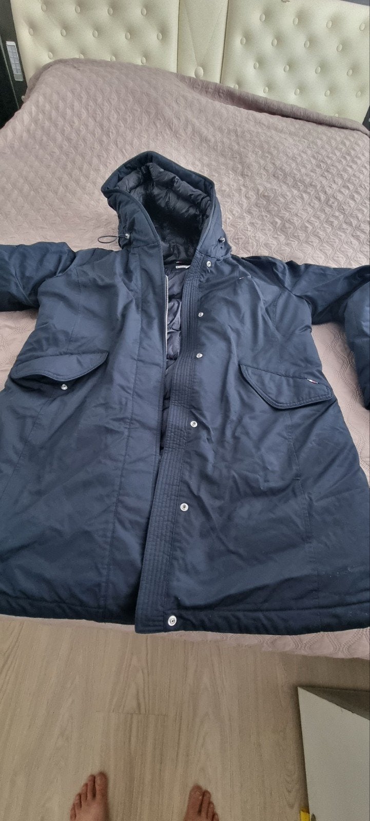 Tommy hilfiger jas, Blauw, Maat 46/48 (XL) of groter, Nieuw, Ophalen of Verzenden