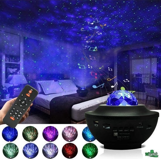 Sterren projector, kamer decoratie, Ophalen of Verzenden, Zo goed als nieuw, Licht, Kleur