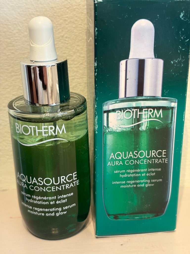 Biotherm Aquasource Aura Concentrate  Inhoud: 50 ml, Ophalen of Verzenden, Nieuw, Gehele gezicht, Verzorging