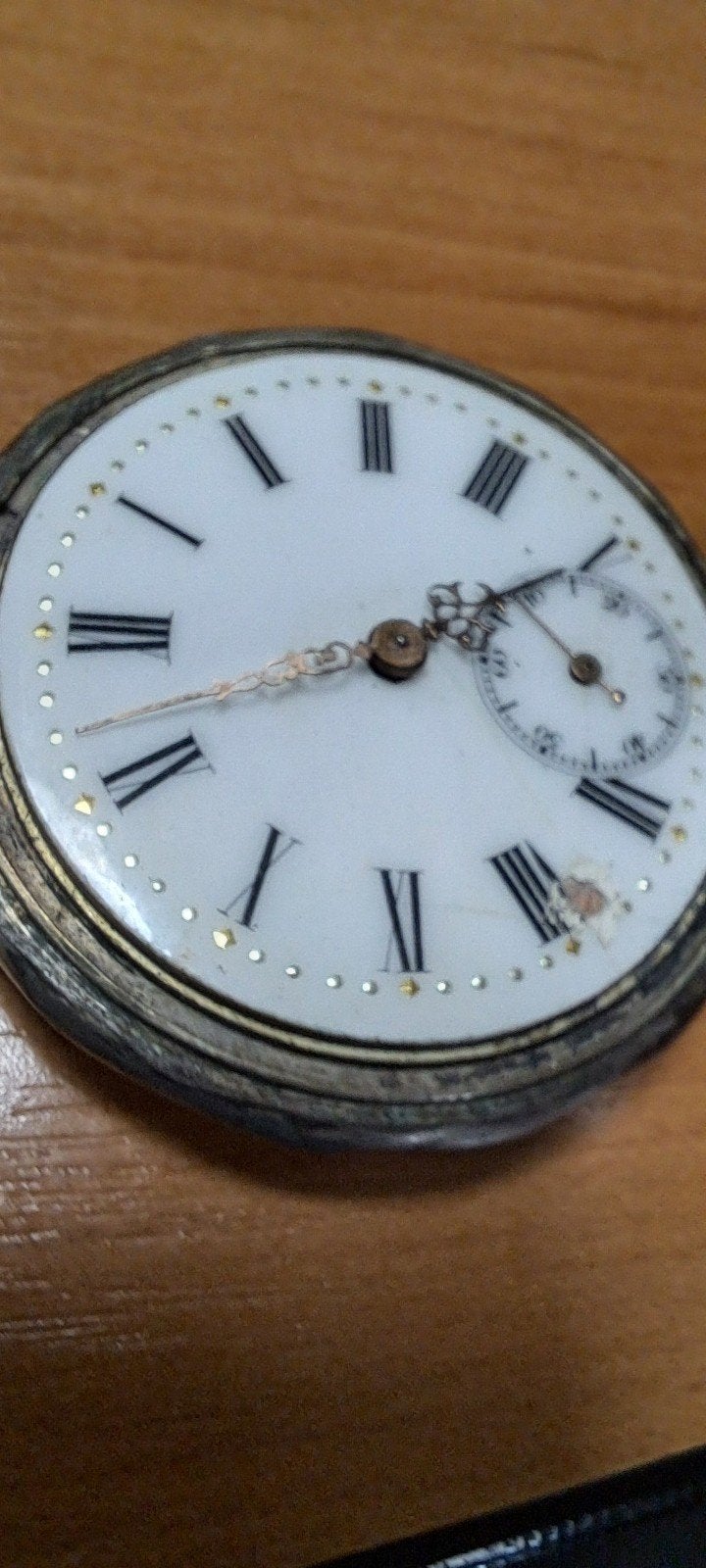 Antiek Zilveren Zakhorloge Christian Köhler 1895-1905, Overige merken, Zakhorloge, 1900 tot 1930, Onbekend