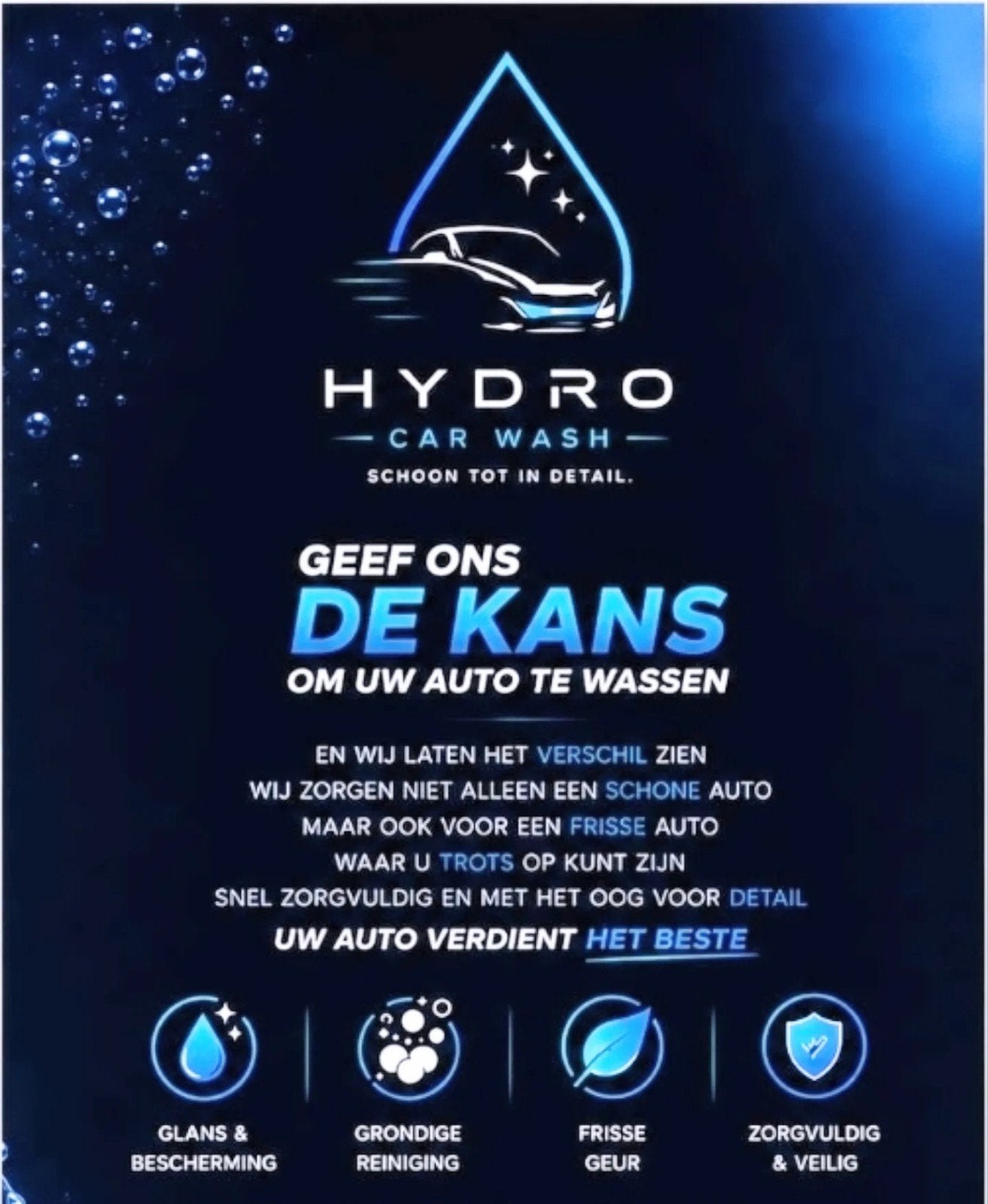 Hydro Carwash Hoogvliet Rotterdam, Ophalen