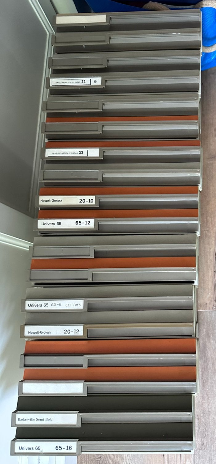 9 Vintage opbergcassettes Pas (20 lades), Ophalen, Gebruikt