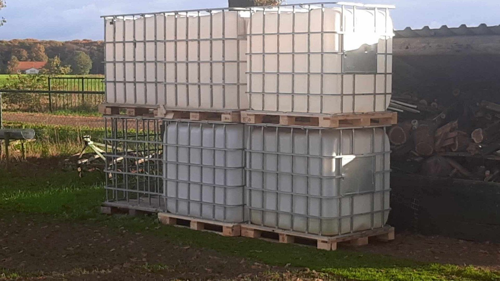 Ibc 1000 liter vat vaten tank, Ophalen, Zo goed als nieuw, 110 cm of meer
