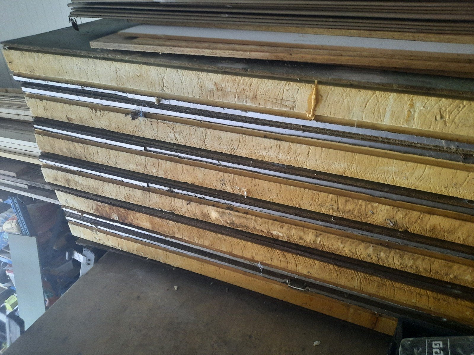 6 dakplaten  isoltieplate 3.00lang br 1.20 18 cm dik, Ophalen of Verzenden, Metaal, 15 m² of meer, Dakplaat of Dakpanplaat