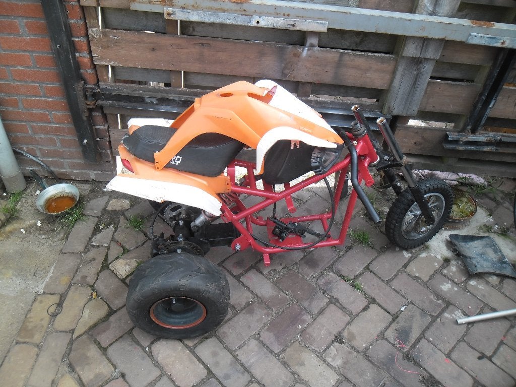 quad frame midibike zelfbouwer tomos puch opknapper, Ophalen, Gebruikt, Overige typen