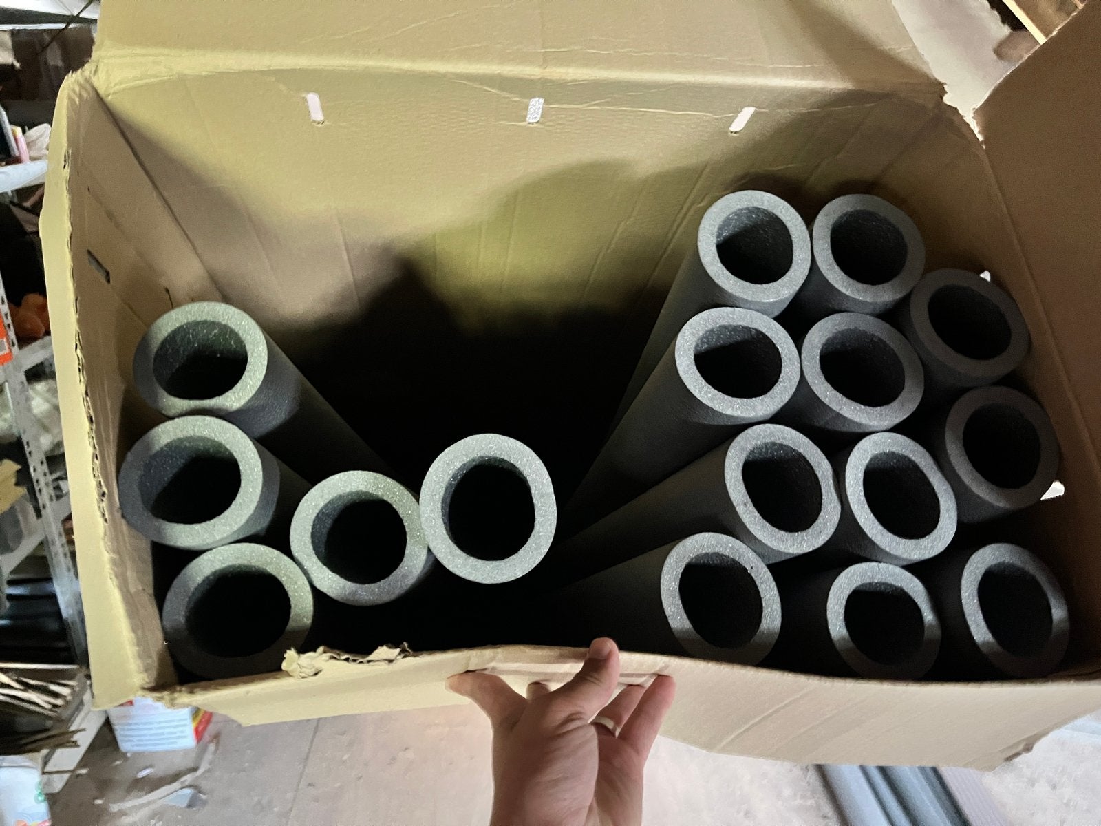Partij buisisolatie 50mm - 16 lengtes van 2 meter, Overige materialen, Gebruikt, 15 m² of meer, Ophalen