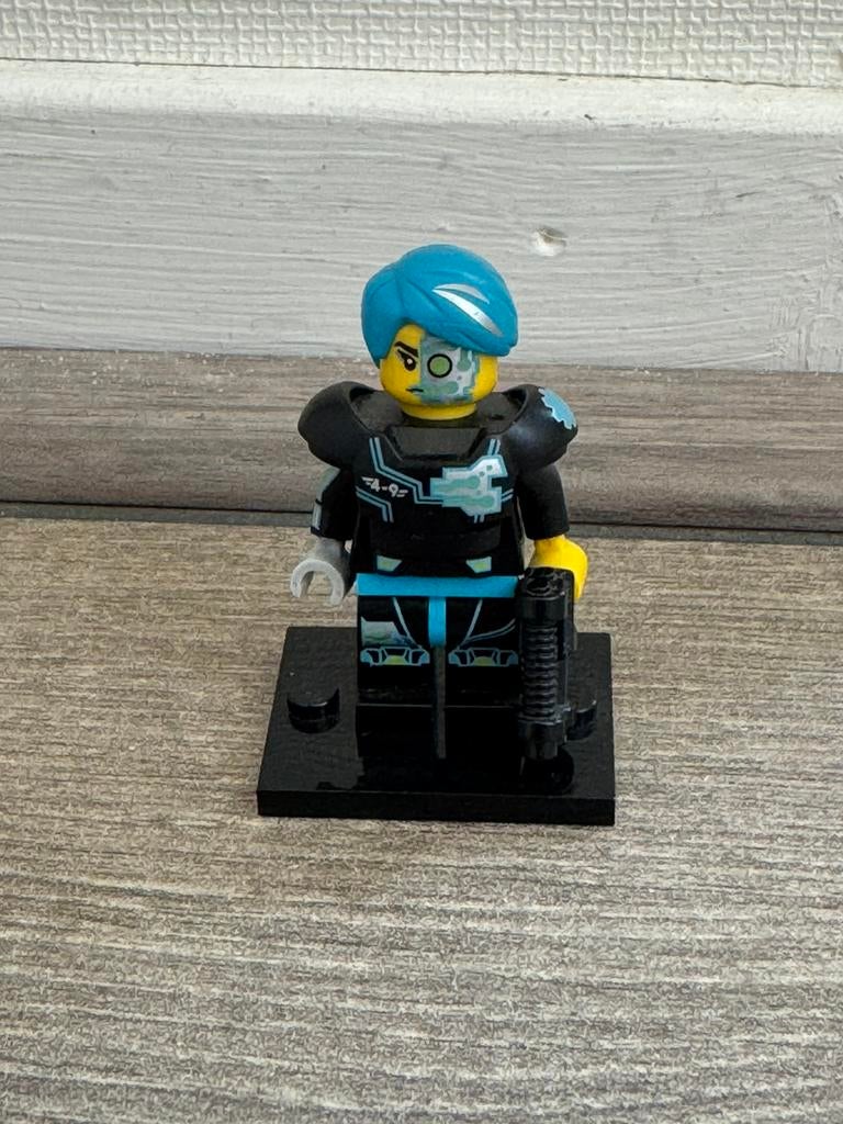LEGO Minifigure Cyborg 71013, Lego, Ophalen of Verzenden, Zo goed als nieuw, Minifiguren serie