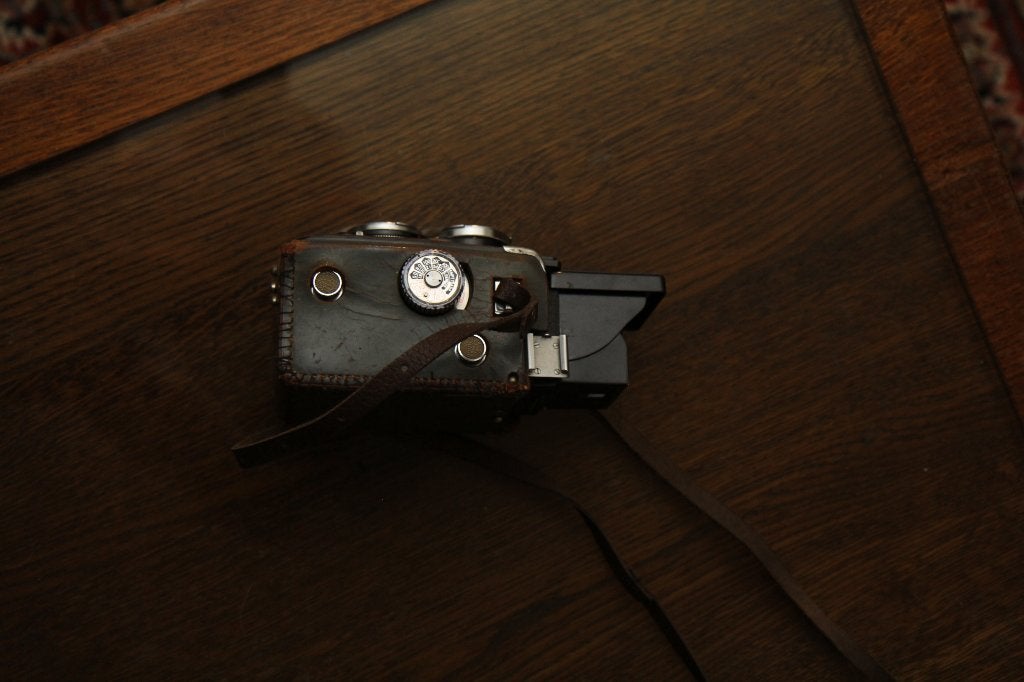 Yashica 4x4 vlakfilm camera, Audio, Tv en Foto, Ophalen of Verzenden, Gebruikt, Compact, Overige Merken