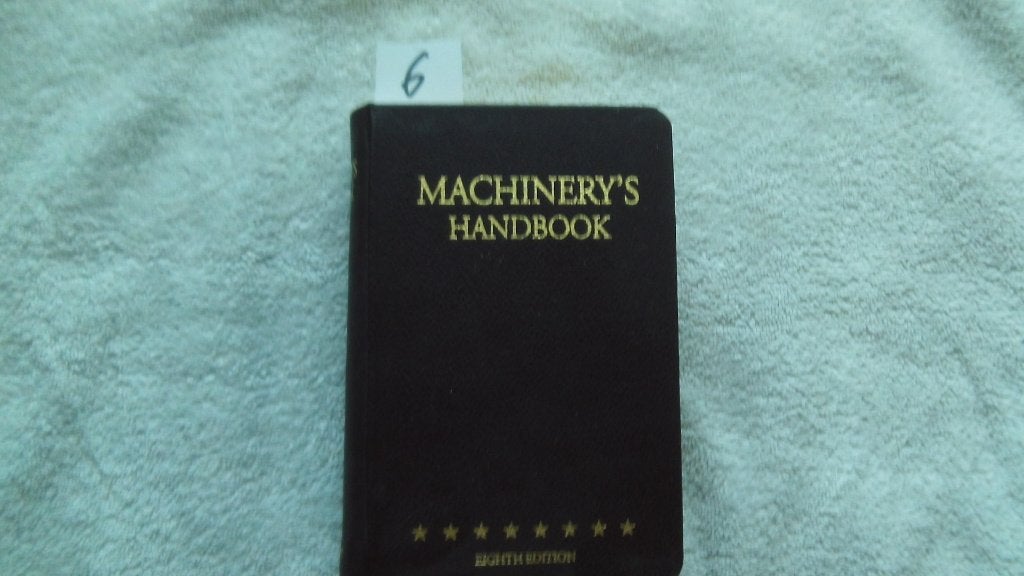 Machinery's handbook 8 th Toolbox Edition 1930 GB 6, Ophalen of Verzenden, Gelezen