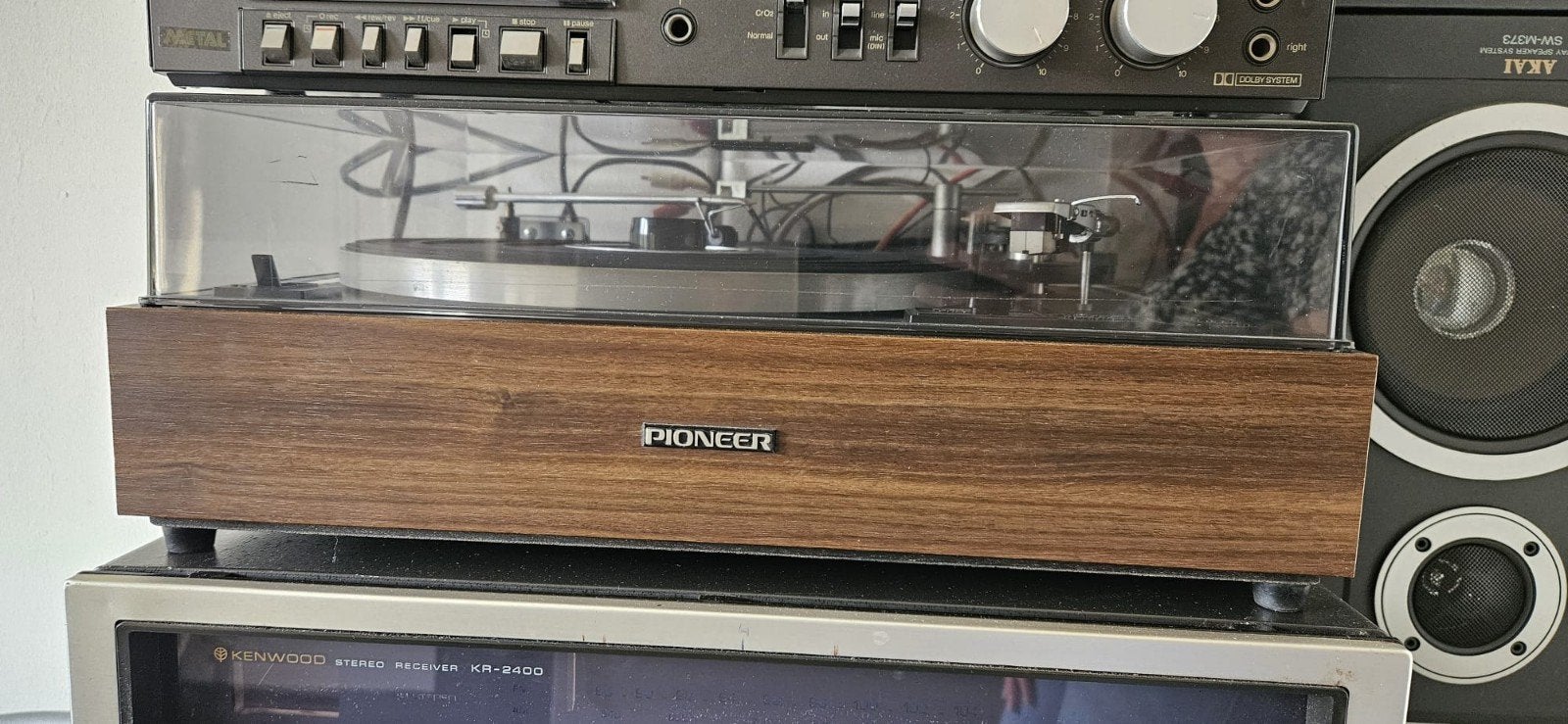 Pioneer PL-12D Platenspeler - Vintage Hifi, Ophalen, Gebruikt, Platenspeler, Pioneer