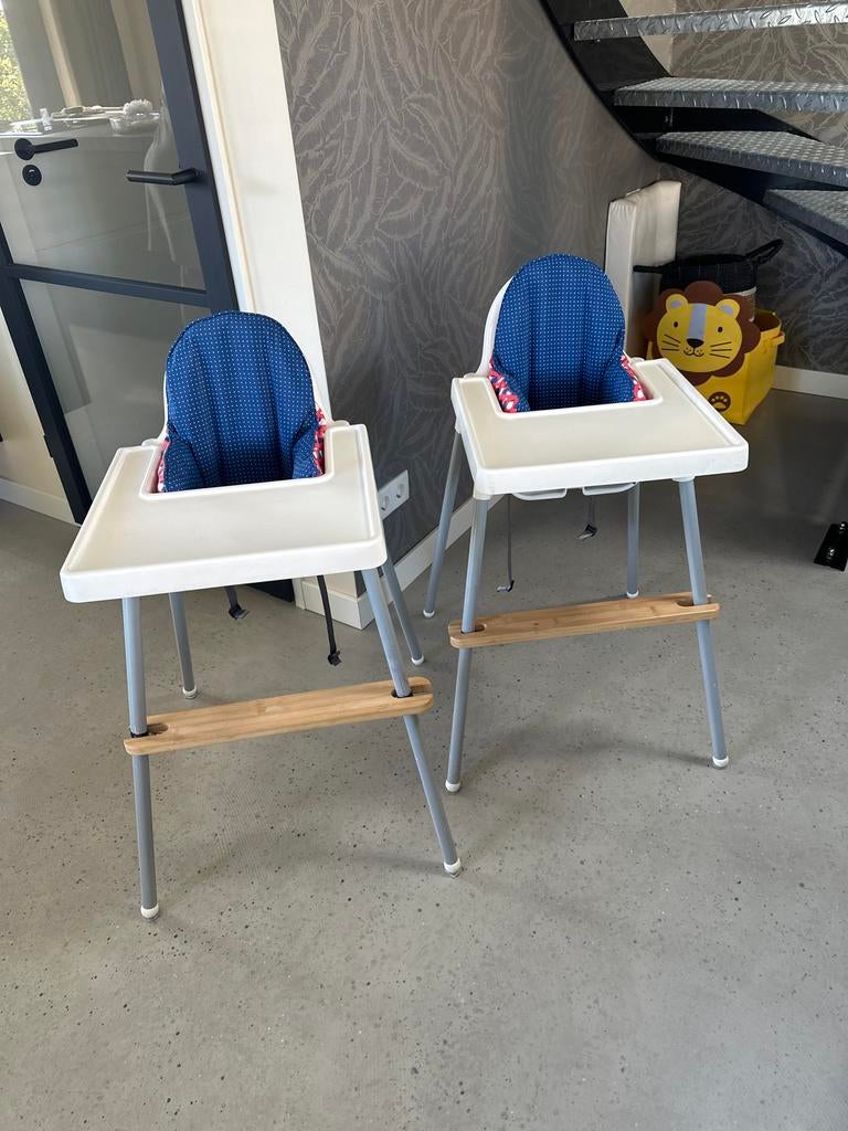 2x IKEA Antilop kinderstoel met kussens en voetensteun, Ophalen, Gebruikt, Overige typen, Gordel(s)