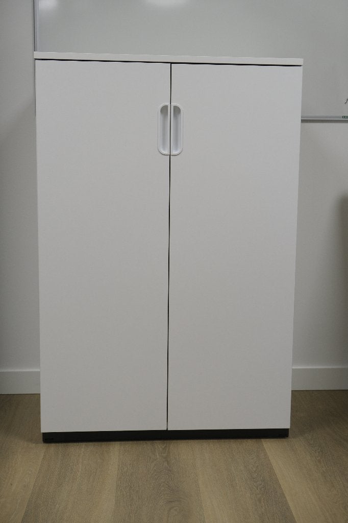 IKEA GALANT opbergkast met deuren wit 80x120 cm, Overige materialen, Gebruikt, 100 tot 150 cm, Meerdere deuren