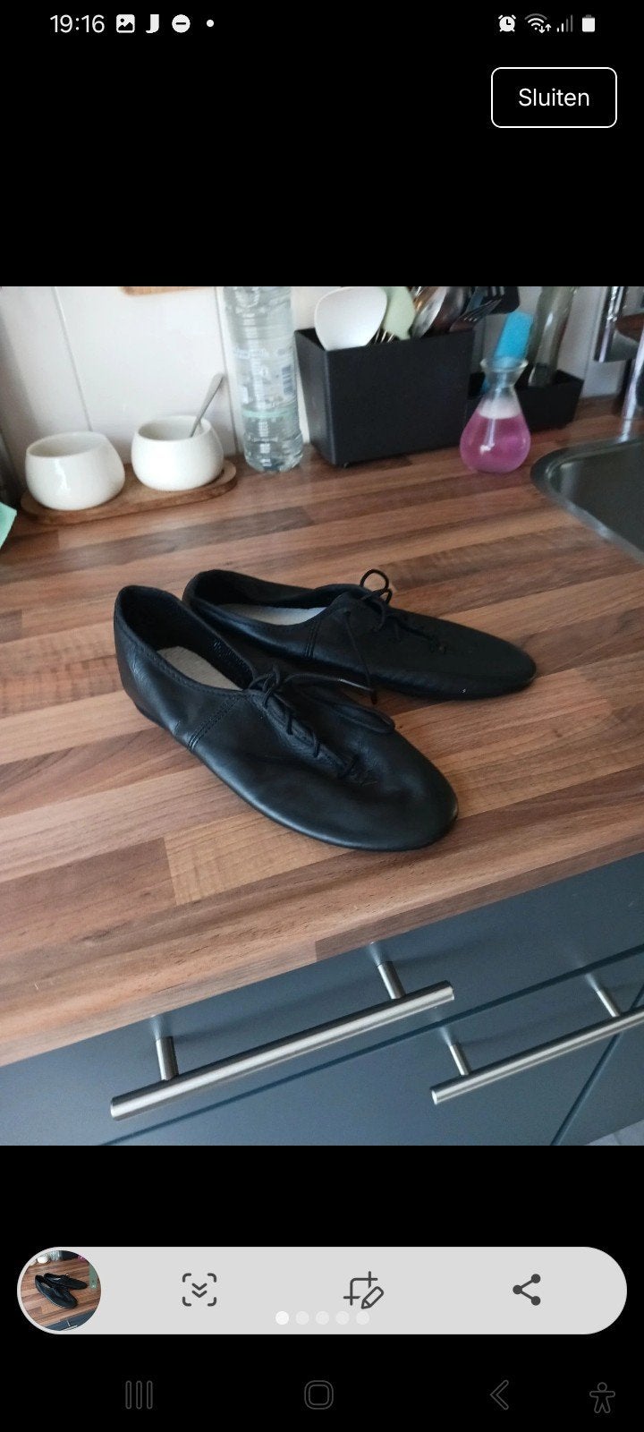 dansschoenen, Zwart, Nieuw, Ophalen of Verzenden, Sneakers of Gympen