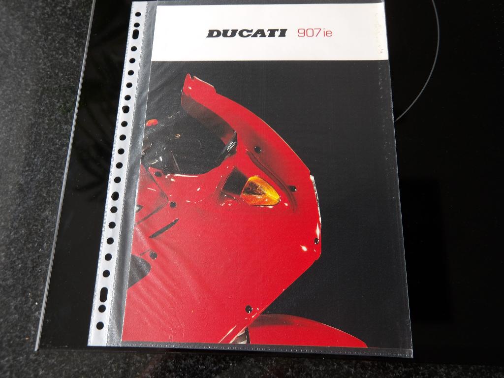 Folder Ducati 907ie, Motoren, Ophalen of Verzenden, Ducati