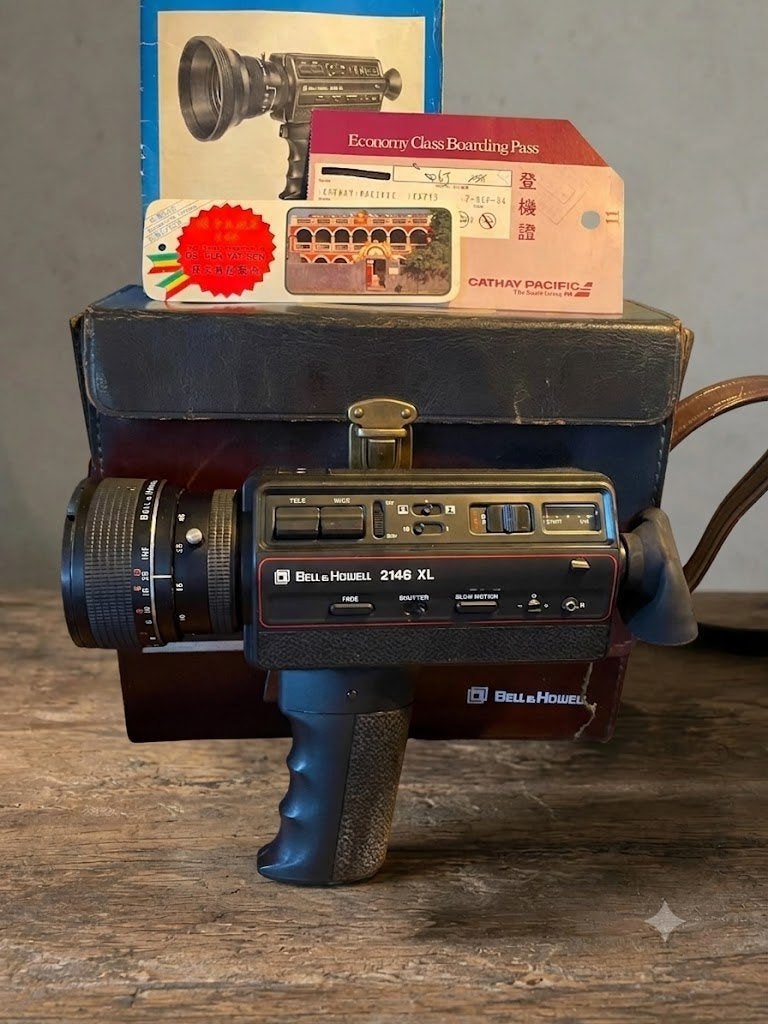 Bell & Howell 2146 XL Super 8 Camera met originele tas, Ophalen of Verzenden, 8mm, Camera