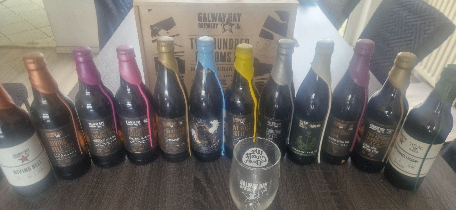 Galway Bay Brewery Stout Collectie - Zeldzame Bieren, Verzamelen, Biermerken, Ophalen, Nieuw, Flesje(s), Overige merken