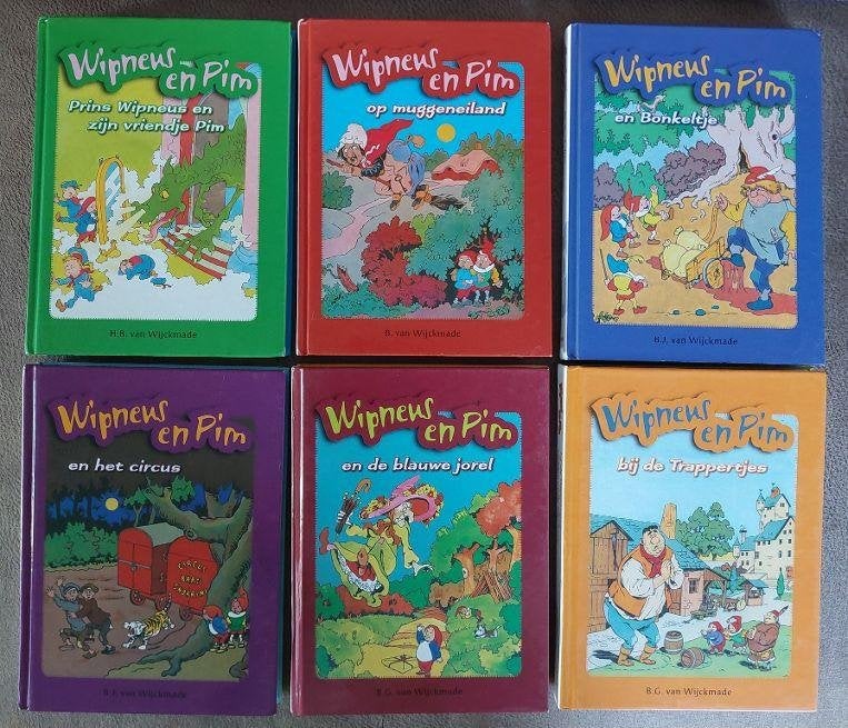 B.G. van Wijckmade: Wipneus en Pim (6 boeken), Ophalen of Verzenden, Zo goed als nieuw, Fictie algemeen
