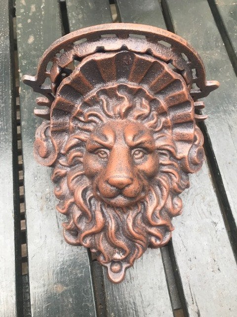 fraaie gietijzeren console, leeuwenkop, Ophalen of Verzenden