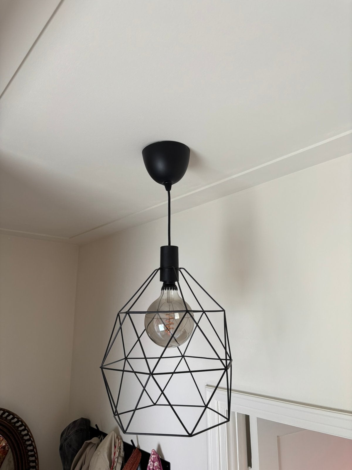 Zwarte hanglamp draad, Ophalen, Zo goed als nieuw