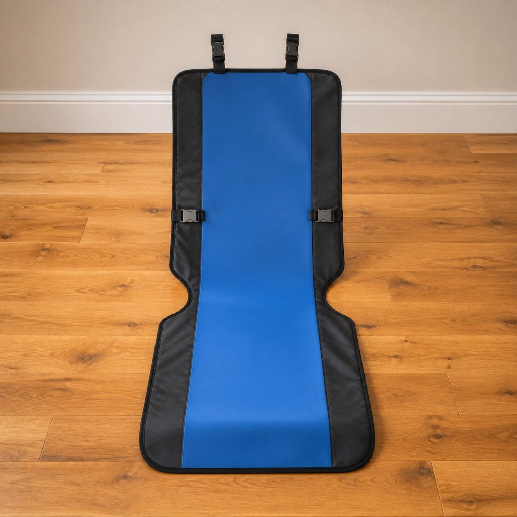 Waterafstotende autostoelbeschermer – blauw/zwart, Overige merken, Autogordel, Nieuw, 15 t/m 36 kg