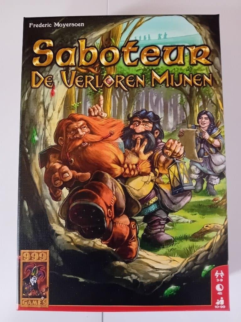Saboteur de verloren mijnen, Drie of vier spelers, Ophalen of Verzenden, Zo goed als nieuw, 999 Games