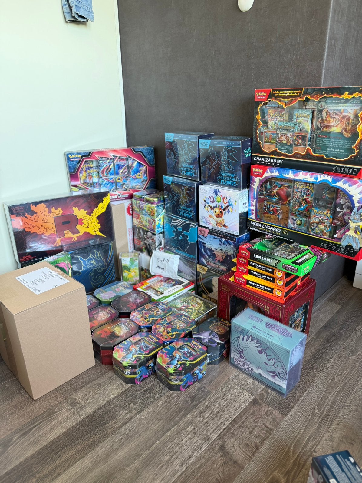 Grote pokemon collectie sealed, Ophalen, Zo goed als nieuw, Boosterbox