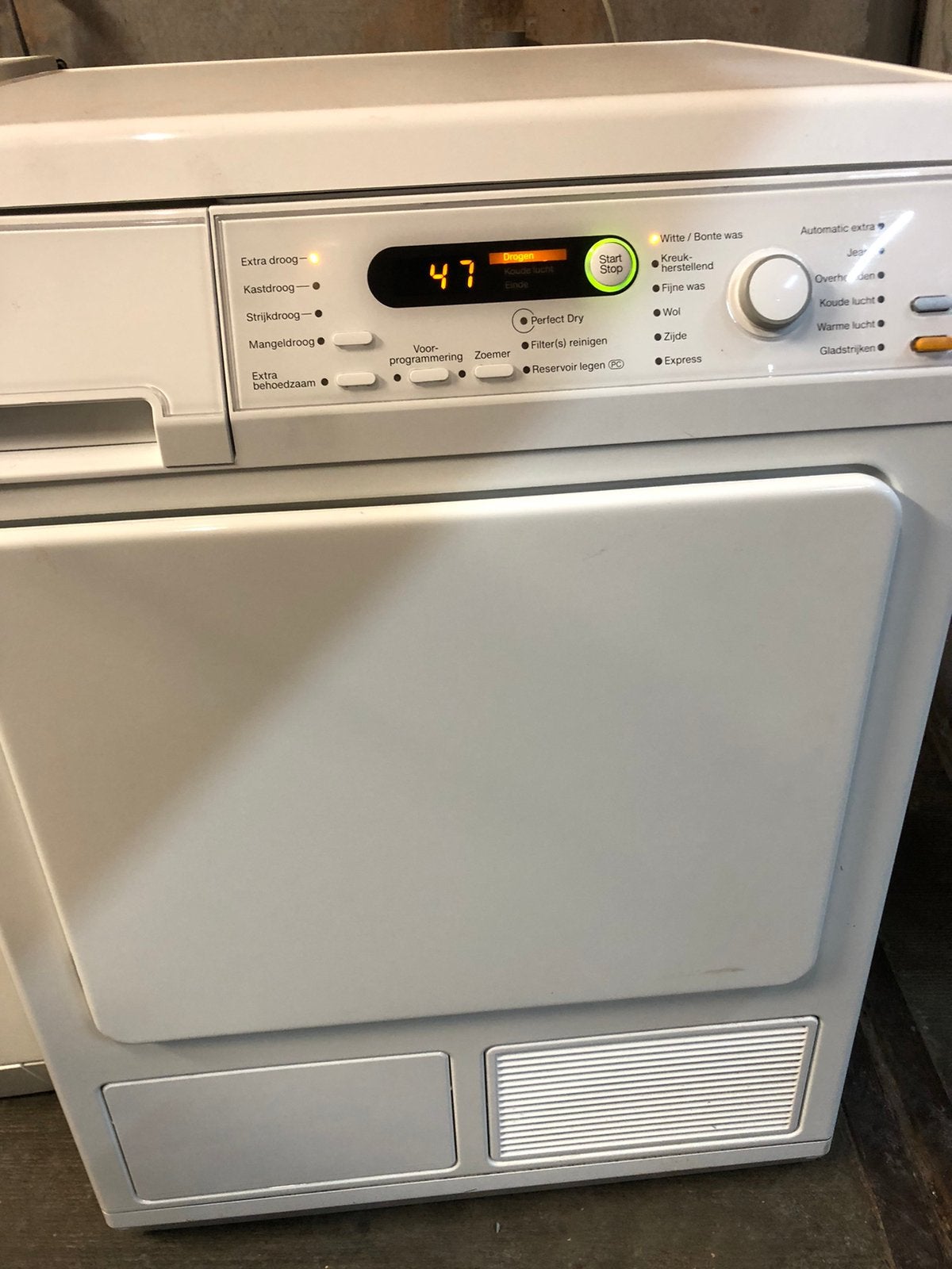Miele wasdroger A+ class, Witgoed en Apparatuur, Wasdrogers, Ophalen, 6 tot 8 kg, Gebruikt, Minder dan 85 cm
