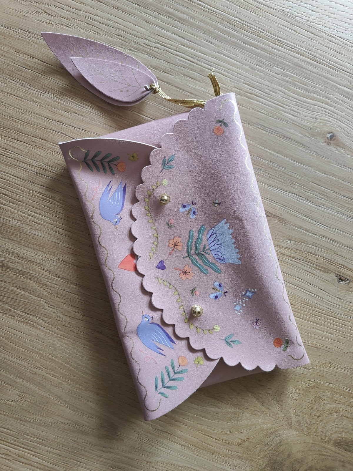 Sissy-Boy etui oud roze met vogels en bloemen, Ophalen of Verzenden, Zo goed als nieuw, Roze, Overige typen