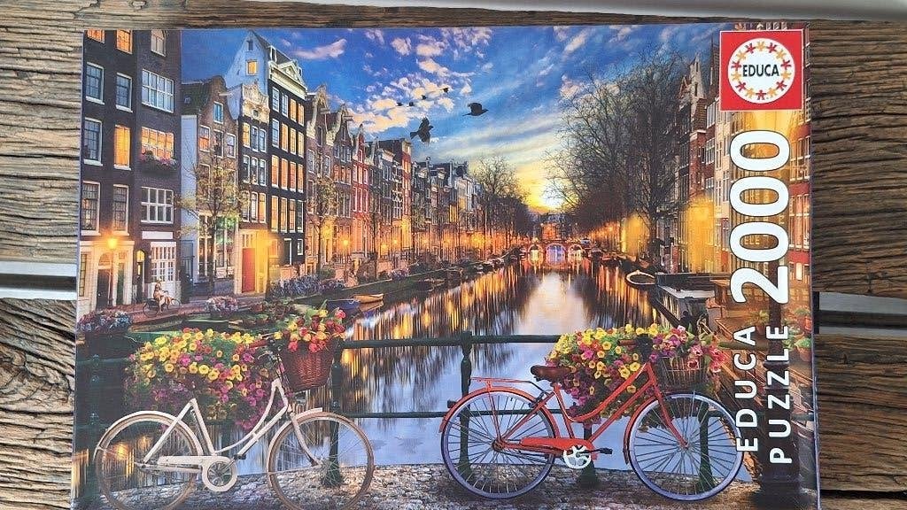Educa puzzel Amsterdam 2000 stuks, Ophalen of Verzenden, Meer dan 1500 stukjes, Zo goed als nieuw, Legpuzzel