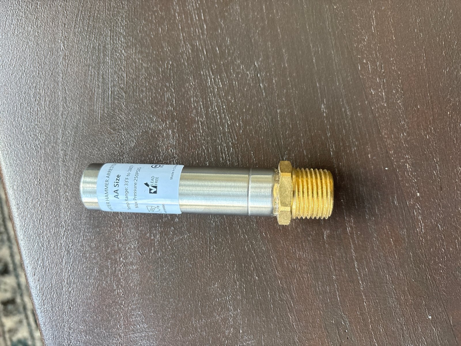 Nieuwe waterslagdemper 1/2" - Voorkom waterslag, Ophalen of Verzenden, Nieuw, Koper, Overige typen