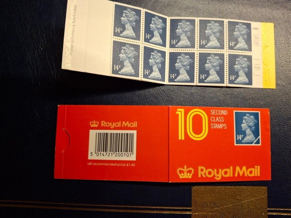 postzegelboekje engeland HB 0-100 D, Verzenden