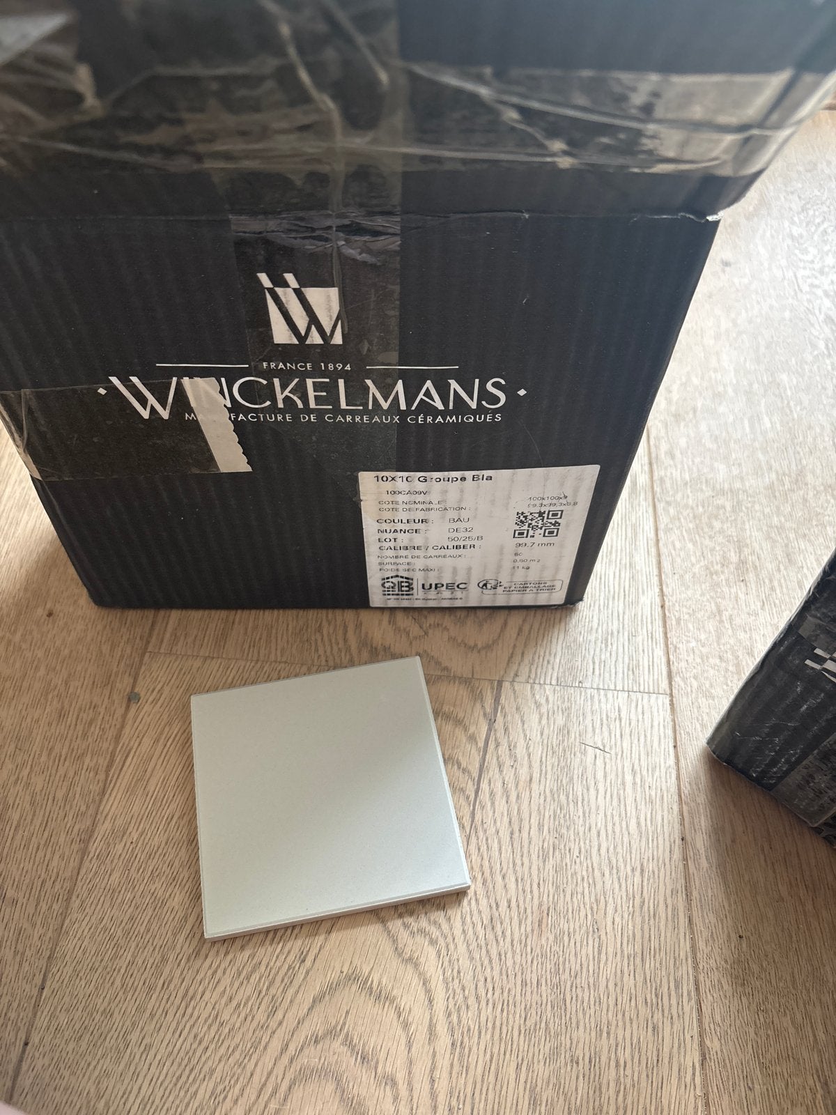 Wickelmans tegels 10x10 cm, kleur Bau wit, Ophalen, Nieuw, Minder dan 20 cm, Minder dan 5 m²