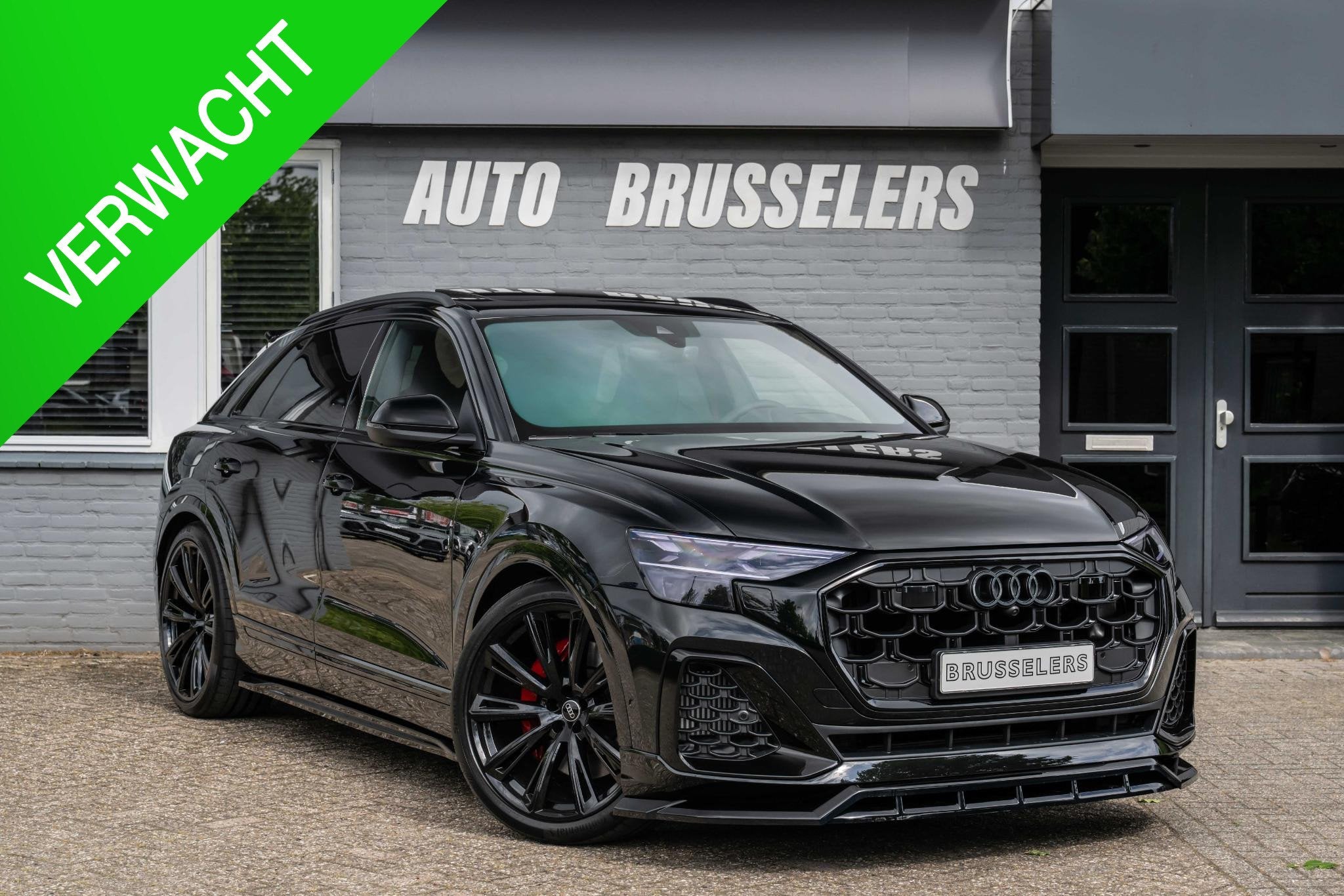Audi Q8 55 TFSI e quattro Pro Line S Pano Matrix SQ8 style O, Auto's, Automaat, Dealer onderhouden, Stof, Q8