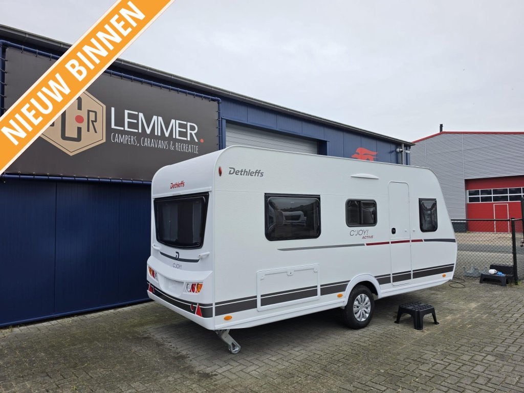 Dethleffs C'Joy Active 460 LE Enkele bedden Face/Face, Caravans en Kamperen, Standaardzit, Bedrijf, Dethleffs, Ringverwarming