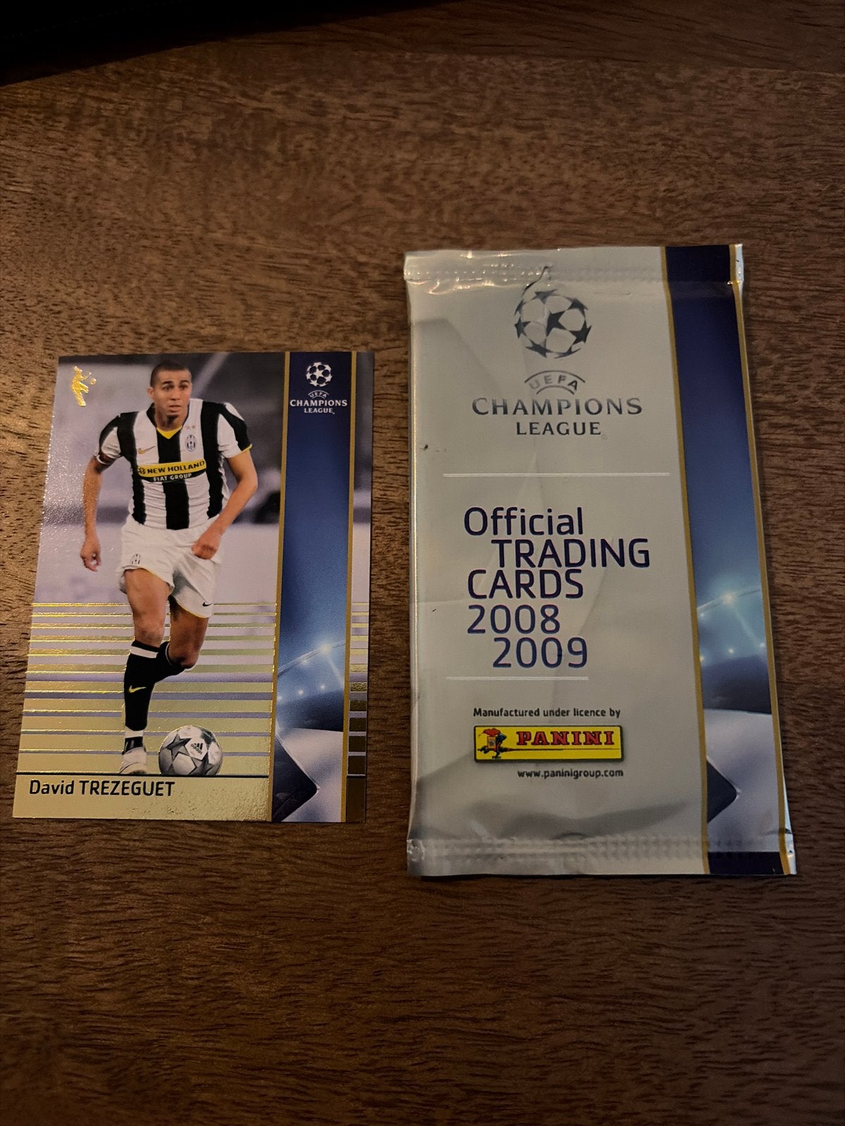 Panini Champions League 2008/2009 David Trezeguet Juventus, Ophalen of Verzenden, Nieuw, Buitenlandse clubs, Spelerskaart
