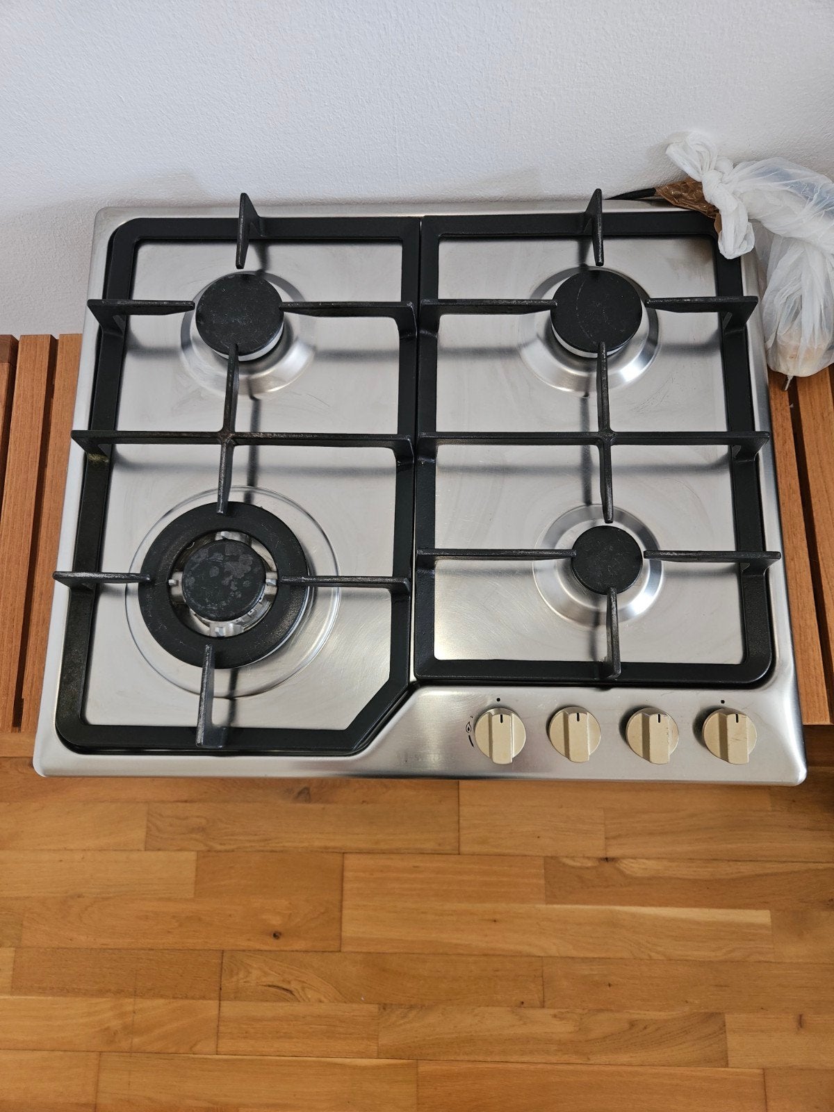 M System Gasfornuis - Zo goed als nieuw, Ophalen, 60 cm of meer, 4 kookzones, Zo goed als nieuw