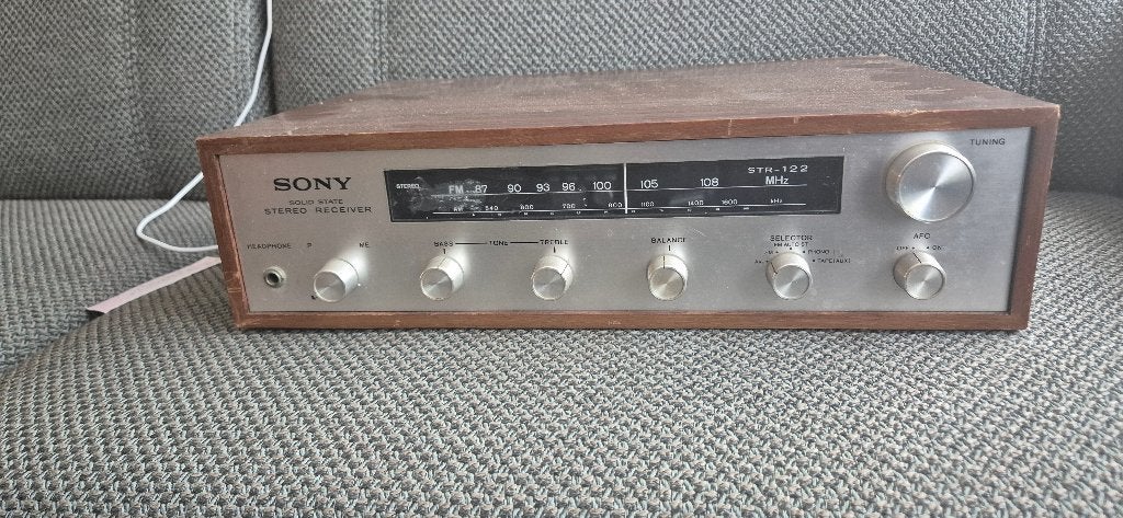 vintage Sony STR‑122 – vintage AM/FM receiver, Ophalen of Verzenden, Gebruikt, Minder dan 60 watt, Sony