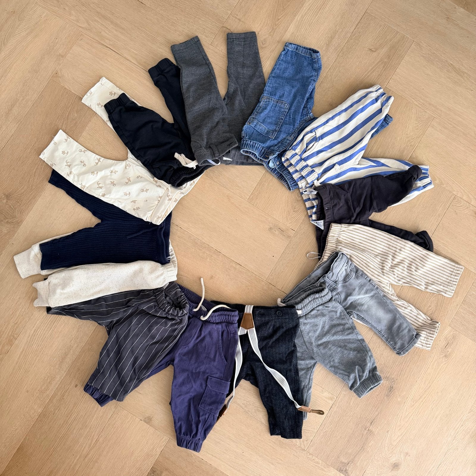 Grote stapel nieuwe babykleding mt 50 t/m 68, Ophalen, Nieuw, Overige maten