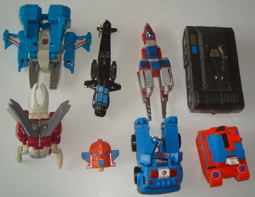 TRANSFORMERS diversen vintage, Verzamelen, Transformers, Overige generaties, Ophalen of Verzenden, Gebruikt