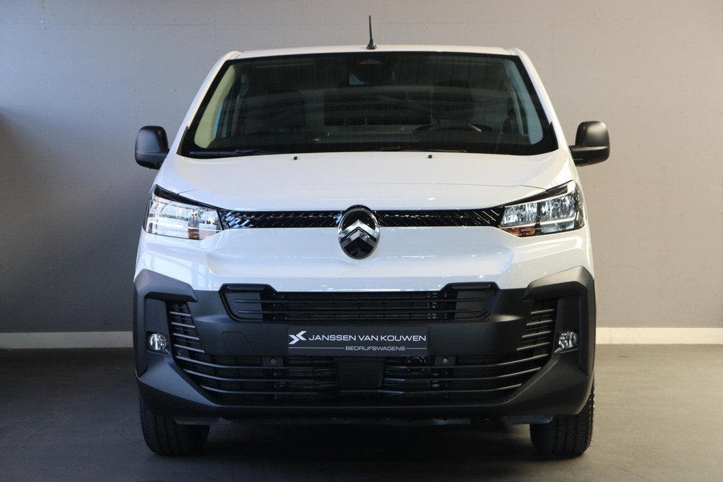 Citroën ë-Jumpy EV L3 75 kWh 0% rente / 2+6 jaar garantie, Auto's, Bestelauto's, 12 maanden, Zwart, Wit, 348 km