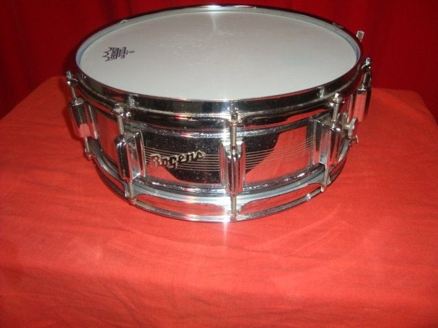Vintage / gebruikt: Rogers DynaSonic Custom Built snare 145, ROGERS, Ophalen of Verzenden, Mteurope@outlook.com, Trommel