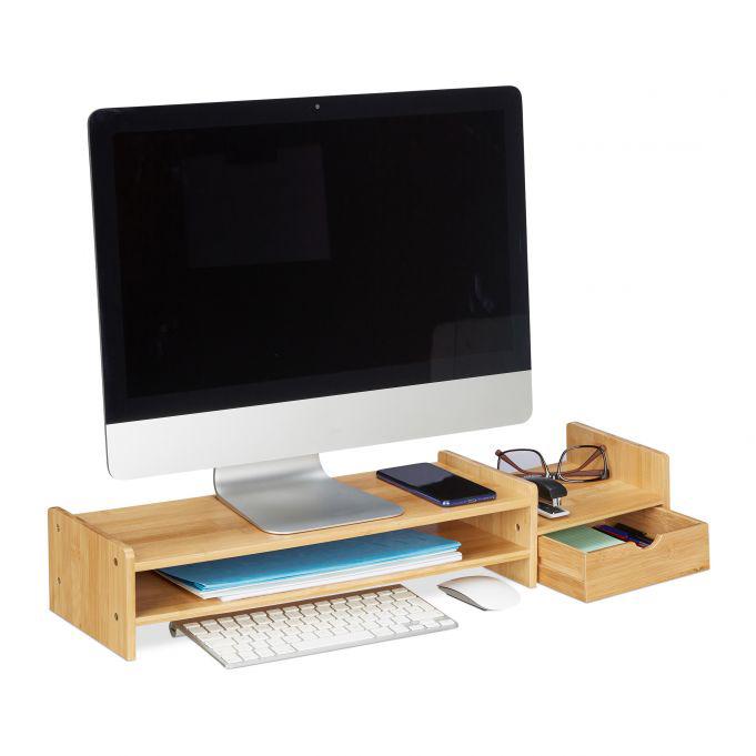 Monitor standaard bamboe, Ophalen of Verzenden, Nieuw