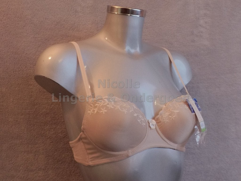 Voorgevormde Beugel BH Beige 65A-70A (205), Nicolle_Lingerie, Ophalen of Verzenden, Overige kleuren, BH