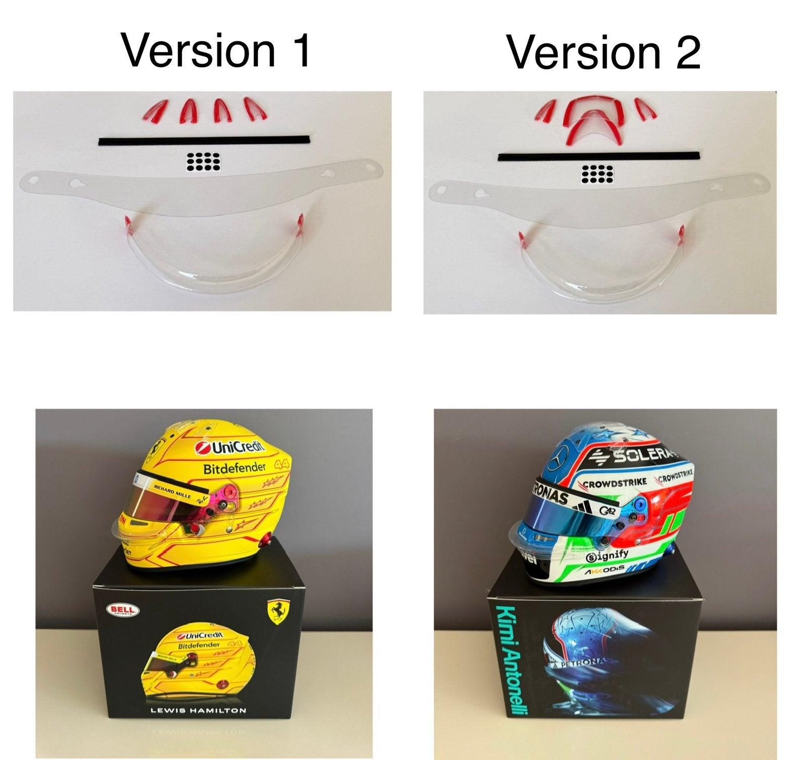 Accessoires voor 1:2 Bell helm, Ophalen of Verzenden, Zo goed als nieuw, Auto's