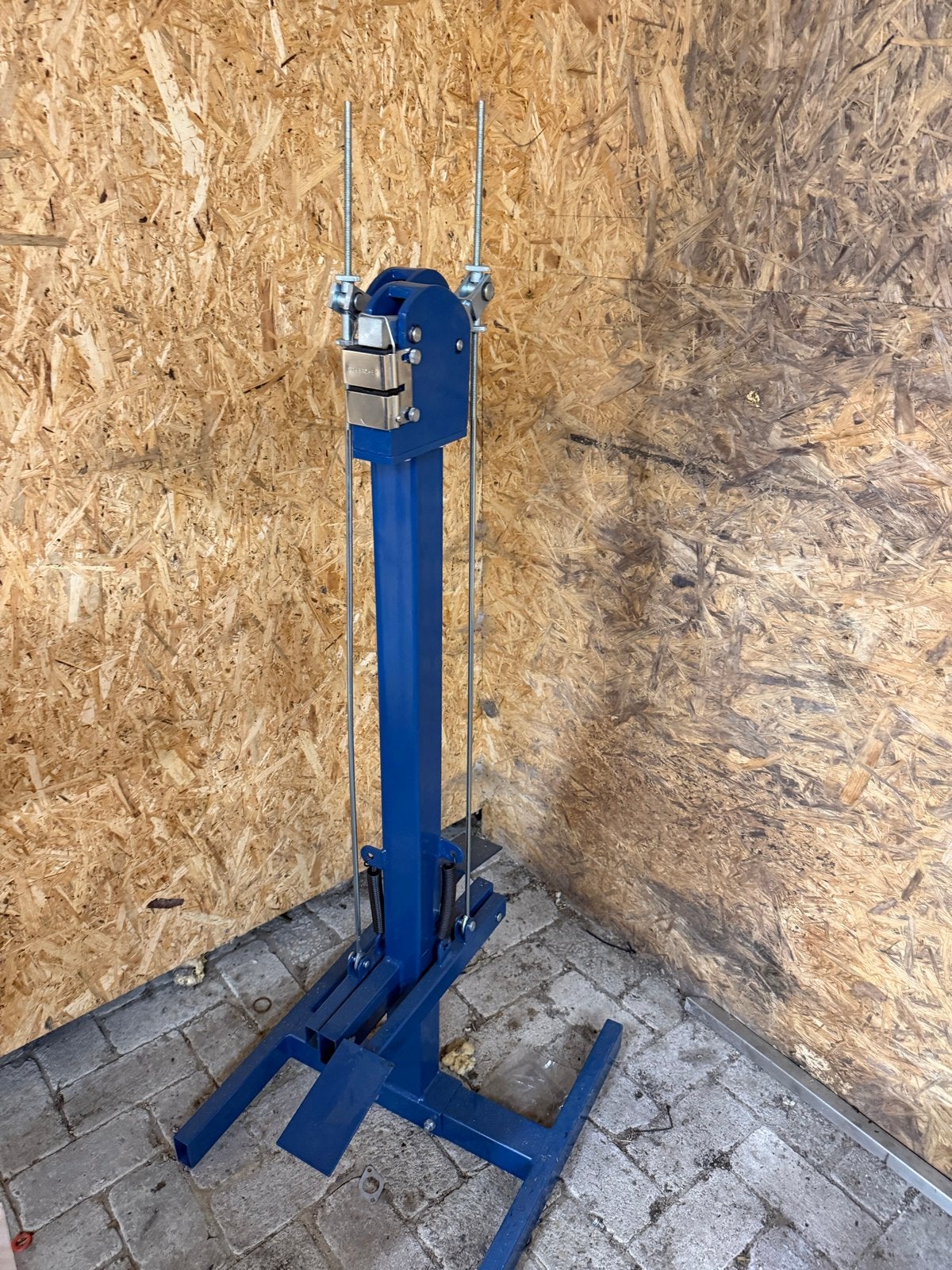 HBM Strek- en Stuikmachine op Onderstel - Nieuwstaat, Ophalen of Verzenden