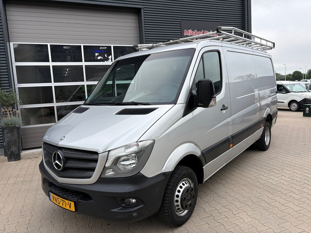 Mercedes-Benz Sprinter 416 163Pk Airco Navi Dubbel Lucht, Auto's, Euro 5, Gebruikt, Zwart, 4 cilinders