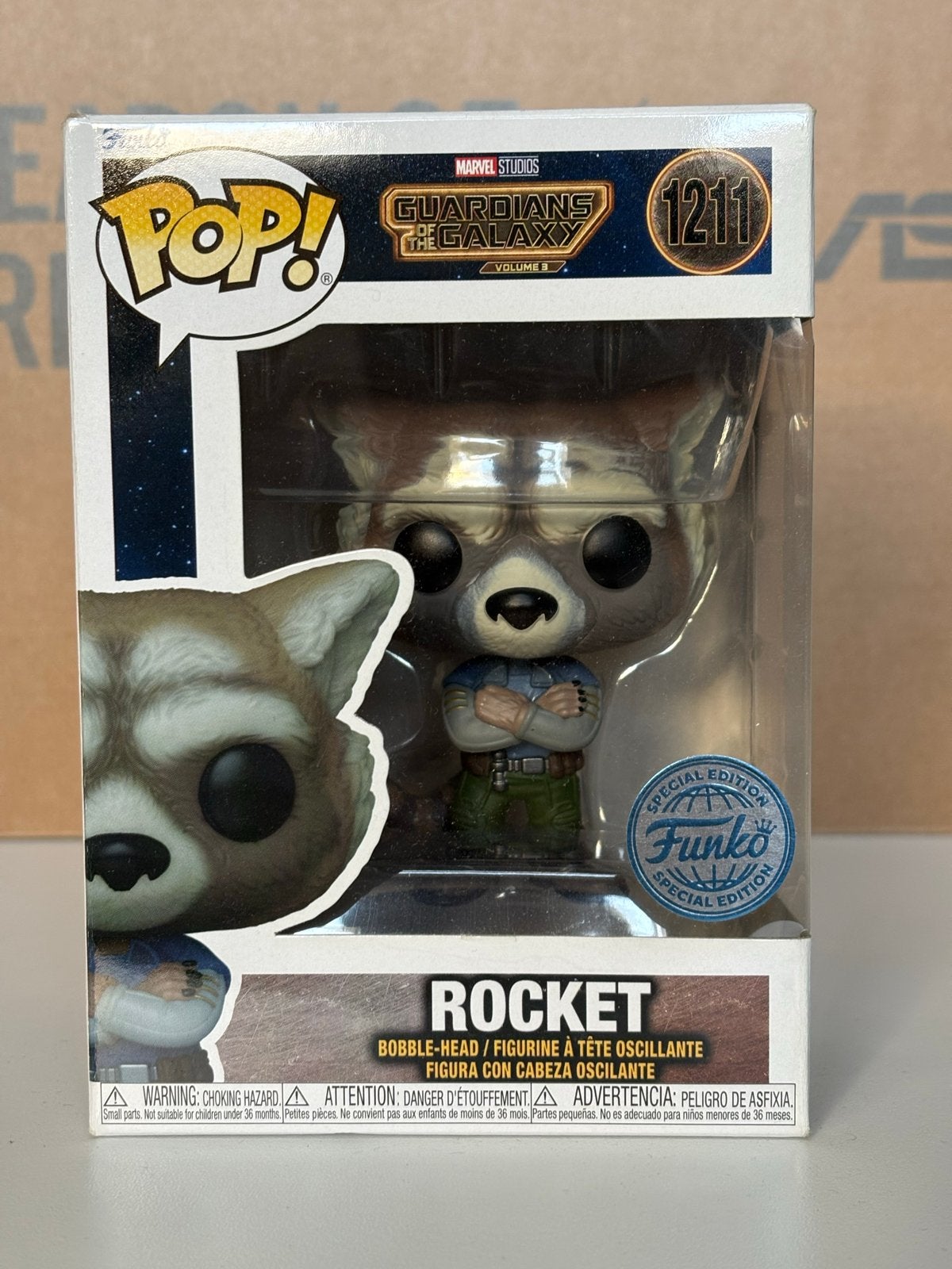 Funko Pop! Marvel Guardians of the Galaxy Rocket 1211, Ophalen of Verzenden, Nieuw