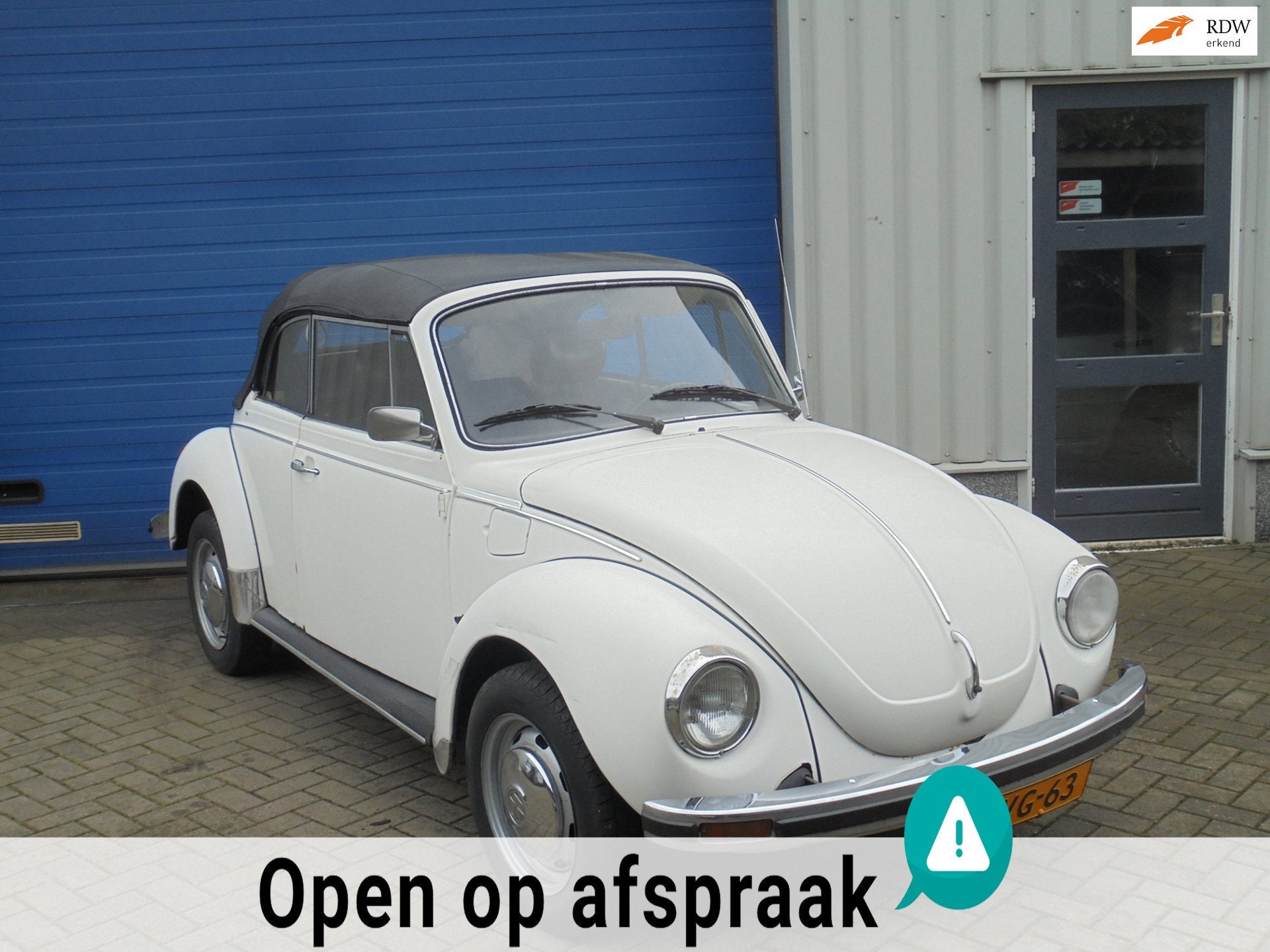 Volkswagen Kever Cabriolet 1303 LS Karmann Laswerk, Achterwielaandrijving, Zwart, Cabriolet, Volkswagen