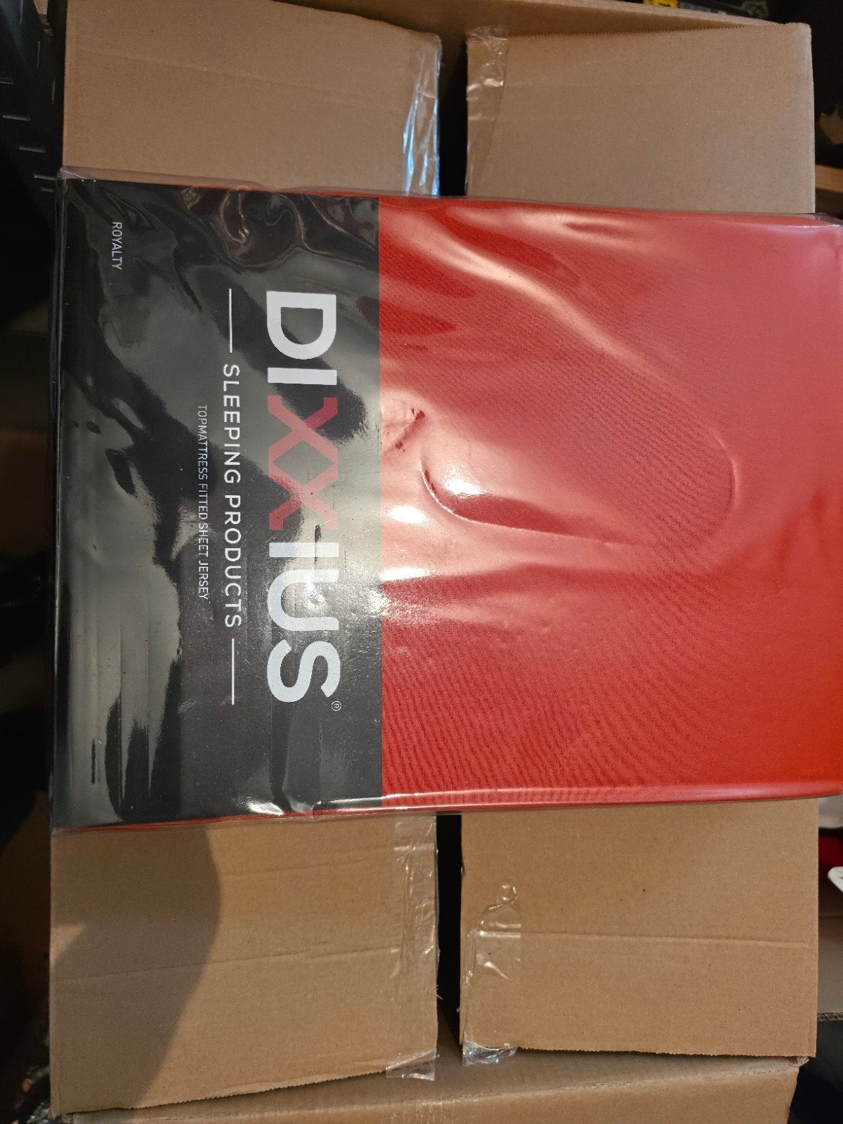 Dixxius Topper Hoeslaken Oranje, Hoeslaken of Sloop, Nieuw, Oranje, Ophalen of Verzenden